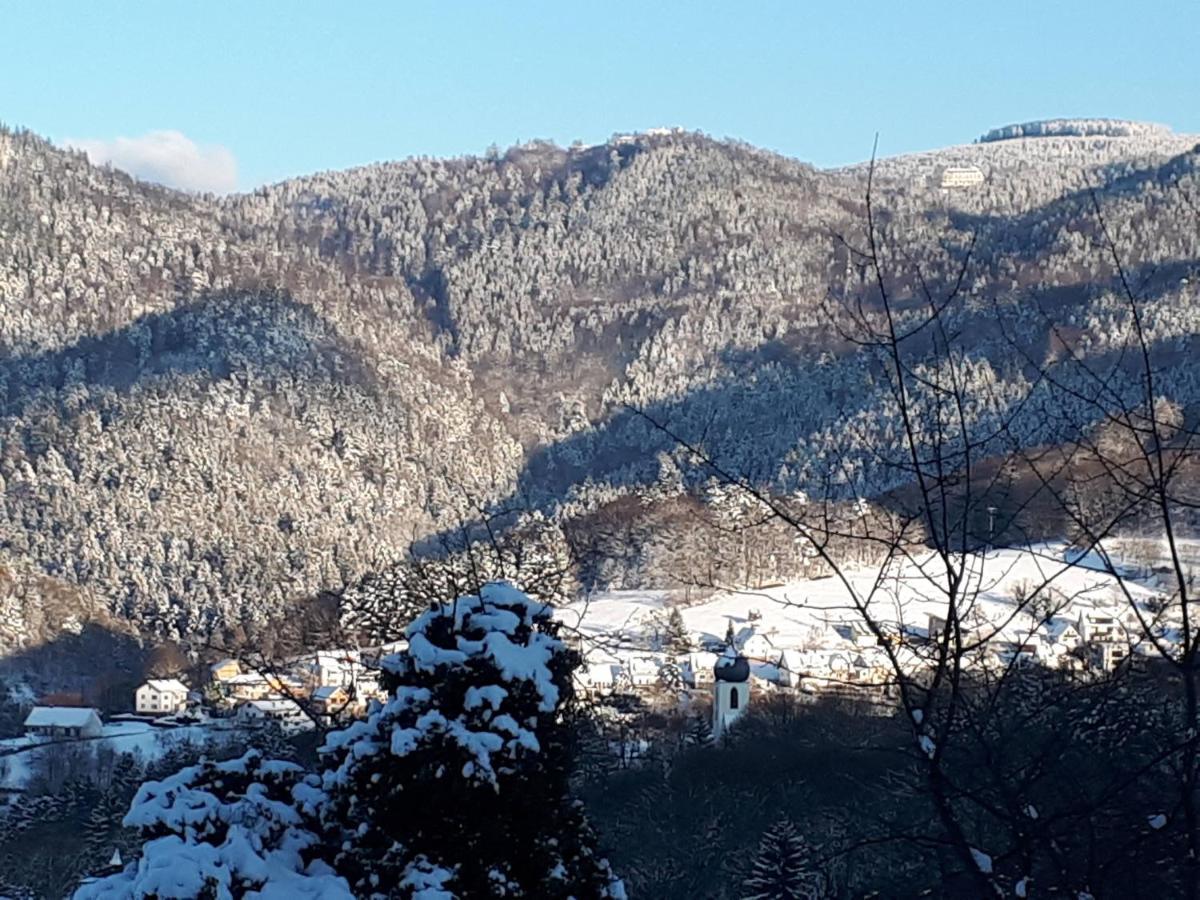 Ferienwohnung Schwarzwaldblick Bühlertal Esterno foto